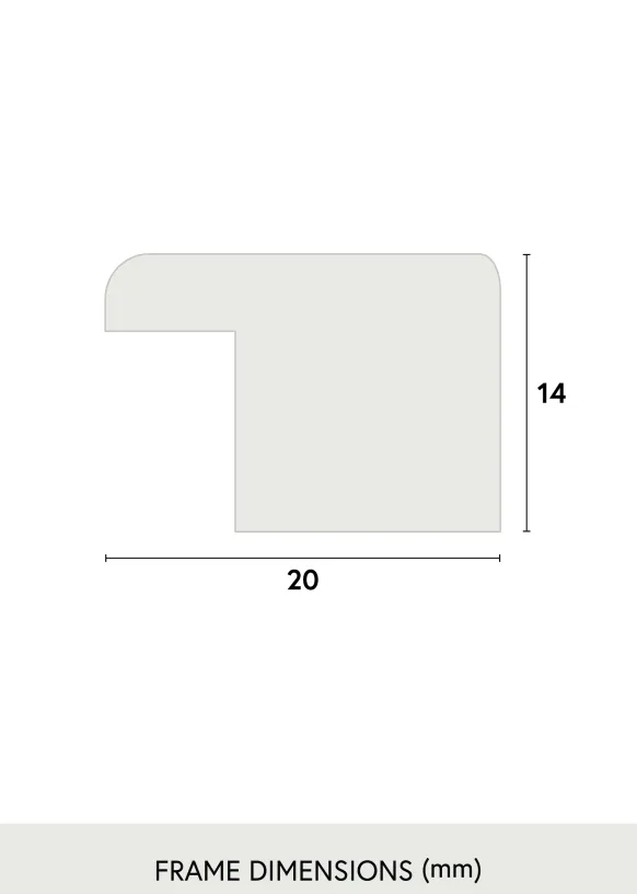 Ram Stilren Silver 50x70 cm
