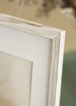 Ram Stilren Vintage Vit 70x100 cm - Passepartout Vit 60x90 cm