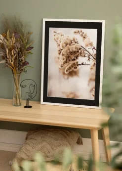 Ram Stilren Vit 20x40 cm - Passepartout Svart 10x30 cm