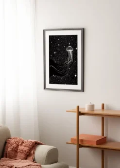 Ram Trellis Svart 42x59.4 cm (A2)