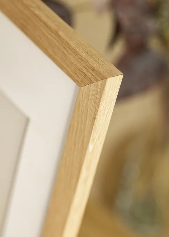 Ram Trendline Ek 50x80 cm - Passepartout Vit 41x70 cm