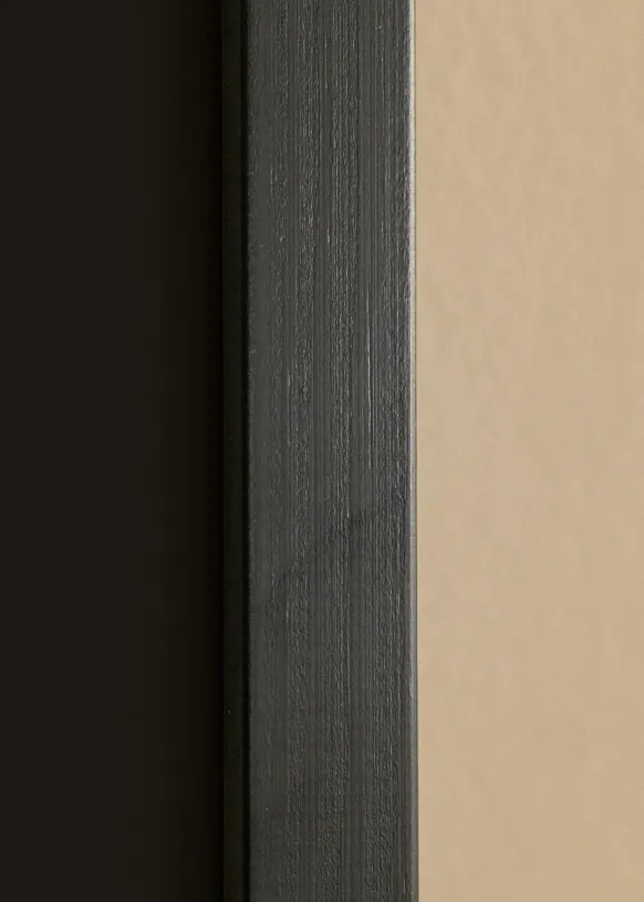 Ram Trendline Svart 30x50 cm - Passepartout Svart 20x40 cm