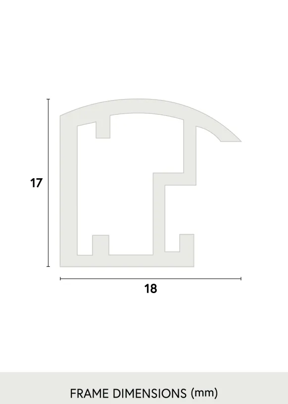 Ram Trendstyle Glas Svart 20x30 cm