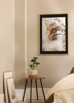 Ram Trendy Ek 18x24 cm - Passepartout Svart 13x18 cm