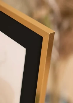 Ram Trendy Guld 24x30 cm - Passepartout Svart 7x9 inches
