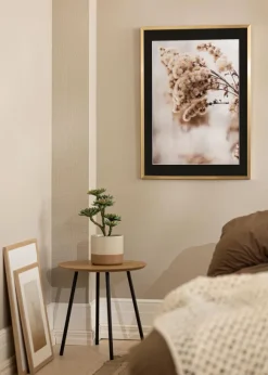 Ram Trendy Guld 40x60 cm - Passepartout Svart 30x50 cm