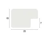 Ram Uppsala Glas Svart Högblank 9x13 cm