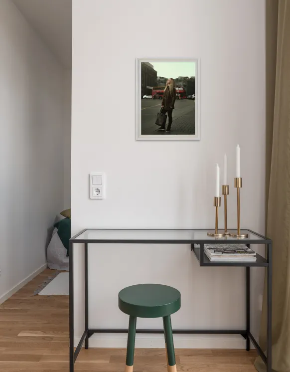 Ram Vintage Home Glas Vit 40x50 cm