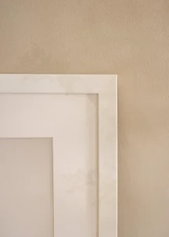 Ram White Wood Glossy - Valfri Storlek (Akrylglas)