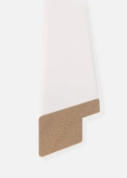 Ram White Wood Glossy - Valfri Storlek (Akrylglas)