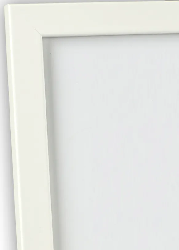 Ram White Wood Glossy 40x40 cm