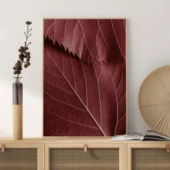 Red Leaves Poster (21x29.7 cm (A4))