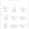 Restorative Yoga - White Canvastavla (30x40 cm)