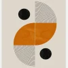 Retro Shape Canvastavla (30x40 cm)