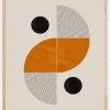 Retro Shape Poster (21x29.7 cm (A4))