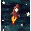 Rocket Love Canvastavla (30x40 cm)