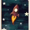 Rocket Love Poster (21x29.7 cm (A4))