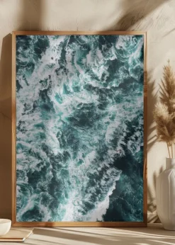 Rough Sea Poster (21x29.7 cm (A4))