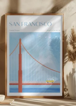 San Francisco Poster (21x29.7 cm (A4))