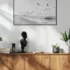 Seascape BW Poster (21x29.7 cm (A4))