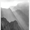 Shadow On Mountains Canvastavla (30x40 cm)