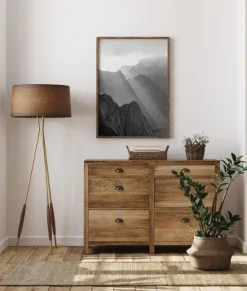 Shadow On Mountains Poster (21x29.7 cm (A4))