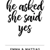 She said yes (21x29,7 cm (A4))
