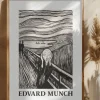 Skriet- The Scream - Monochrome Version Poster (21x29.7 cm (A4))