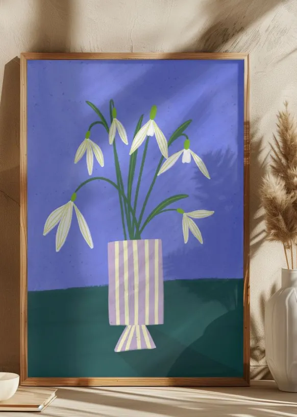 Snowdrops Poster (21x29.7 cm (A4))