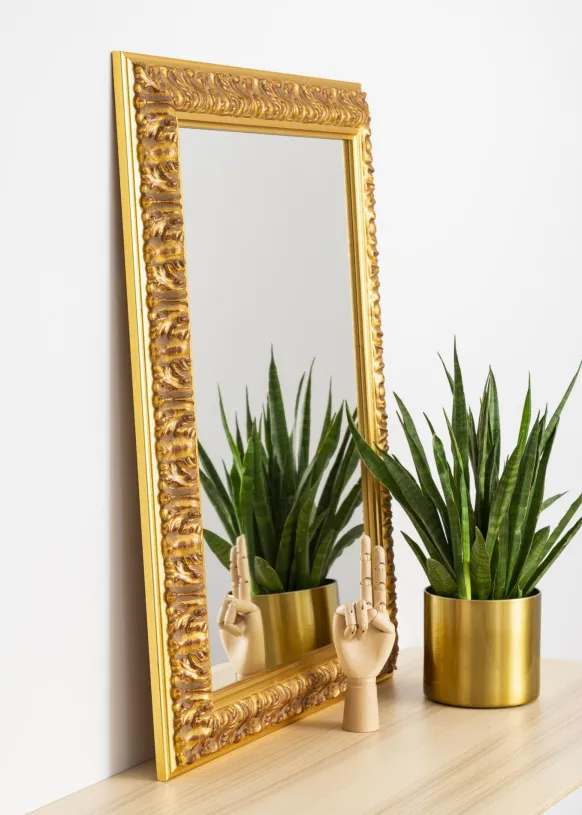 Spegel Baroque Guld 67x87 cm