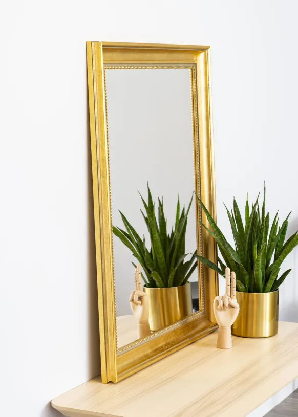 Spegel Baroque Klassisk Guld 75x95 cm