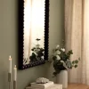 Spegel Beaded Svart 60x80 cm