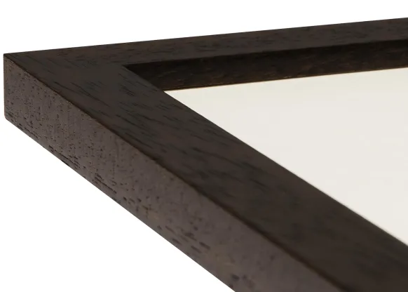 Spegel Brown Wood - Egna Mått