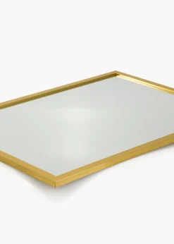 Spegel Gold Wood 53x73 cm