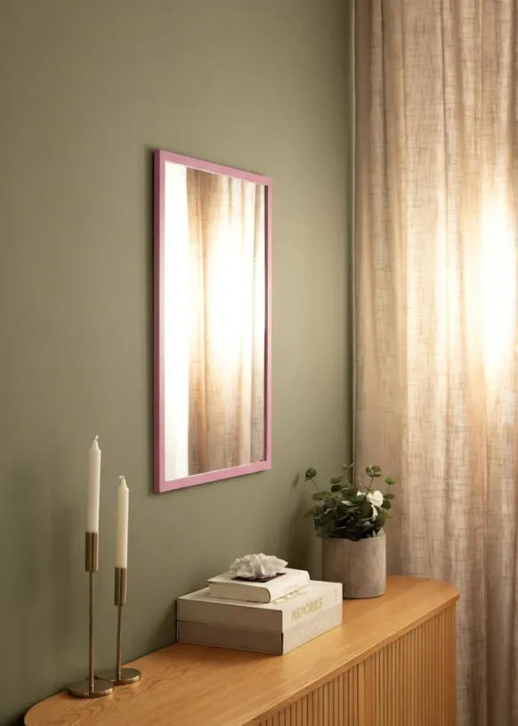 Spegel Kent Rosa 52x72 cm