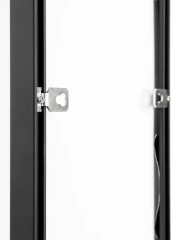 Spegel Nielsen Premium Alpha Matt Svart - Egna Mått