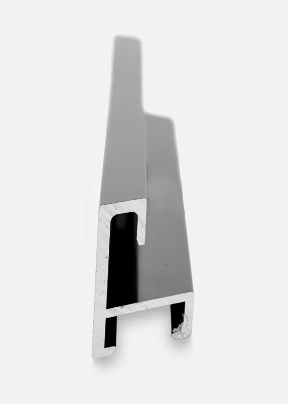 Spegel Nielsen Premium Alpha Blank Svart - Egna mått