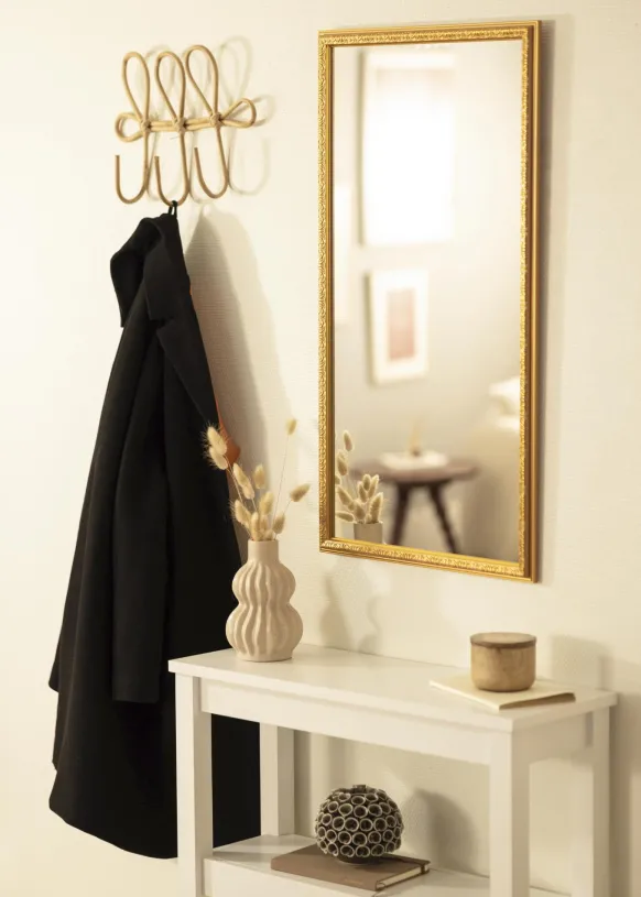 Spegel Nostalgia Guld 45x85 cm