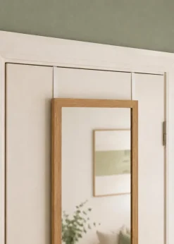 Spegel Overdoor Ek 34x126 cm