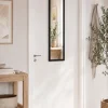 Spegel Overdoor Svart 34x100 cm
