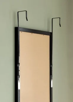 Spegel Overdoor Svart 34x100 cm
