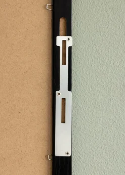 Spegel Overdoor Svart 34x100 cm