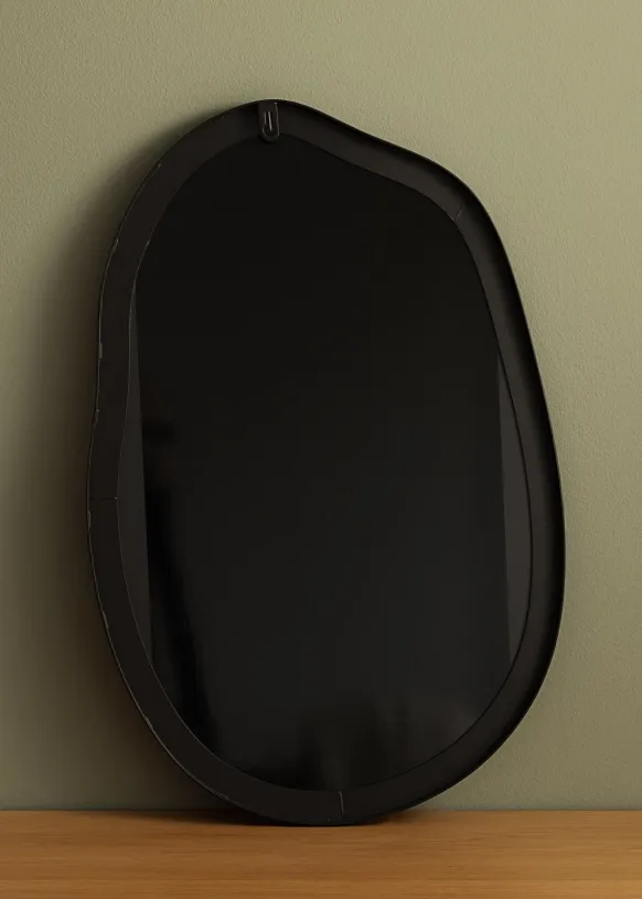 Spegel Roundly Svart 40x60 cm