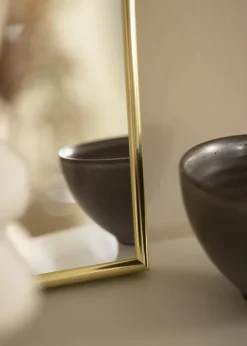 Spegel Sandhamn Guld - Egna mått