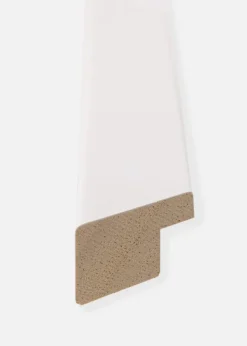 Spegel White Wood Glossy - Egna mått