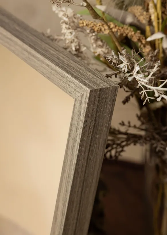 Spegel Wood Selection Grey II - Egna Mått