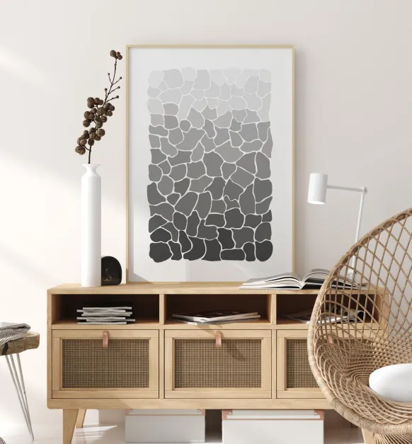 STONE Poster (21x29.7 cm (A4))