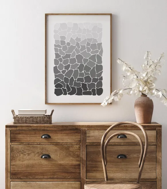 STONE Poster (21x29.7 cm (A4))