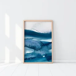 Stormy sea Poster (21x29.7 cm (A4))