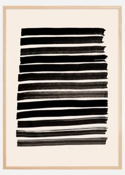 Stripes Beige Poster (21x29.7 cm (A4))
